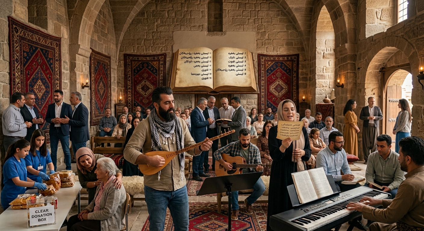 لیستی بەهرە ڕۆحییەکان - کۆرێکی مۆزیکوان لە کڵێسادا